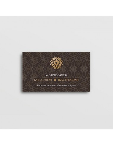 Carte-cadeau Melchior & Balthazar livraison gratuite