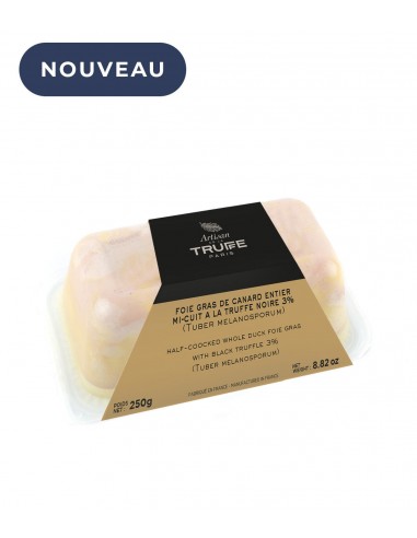 Foie gras de canard entier mi-cuit à la truffe noire 3% Faites des économies